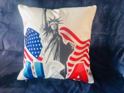 The Statue Of Liberty Decorative Pillow Cover - thumbnail 1