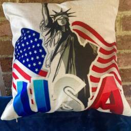 The Statue Of Liberty Decorative Pillow Cover - thumbnail 3