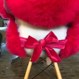 Dusky Pink Short Wool Shearling, Genuine Sheepskin, 70 X 90cm - thumbnail 4