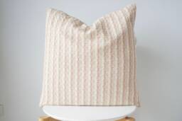 Brown Tribal Hemp Hand Woven Natural Dye Color Hmong Lumbar Pillow Cover - thumbnail 1