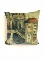 Zoffany - The Gondolier Twilight Velvet Designer Cushion Cover Stunning Home Decor Pillow Throw 17 - thumbnail 1