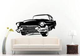 American Muscle Car Hot Rod Classical Vintage Old School Antique Vehicle Wall Decal Vinyl Sticker Mural Room Decor L1274 - thumbnail 1