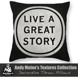 Black & White Throw Pillow, Inspirational Quote New Orleans Louisiana, & Photography - thumbnail 1