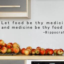 Food Is Medicine - Let Food Be Thy Natural Health & Wellness - Nutrition Wall Art - Chiropractic Gift - thumbnail 2