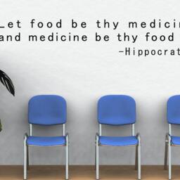Food Is Medicine - Let Food Be Thy Natural Health & Wellness - Nutrition Wall Art - Chiropractic Gift - thumbnail 3