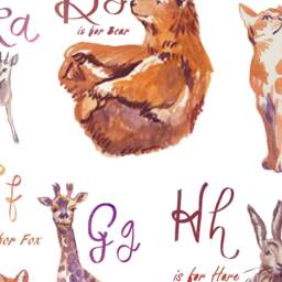 Animal Alphabet Print, A-Z Of Animals Poster, Nursery Art, Kids Posters, Baby Wall Art, Baby Shower Gift, Animals Poster - thumbnail 2