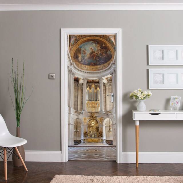 Door Wall Sticker Palace Of Versailles/Mural Peel & Stick /Versailles Mural/ Stickers Wallpaper/ Versailles Decal - image 1