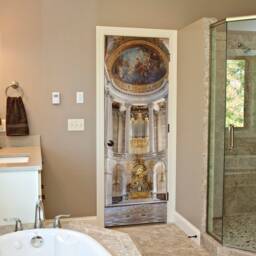 Door Wall Sticker Palace Of Versailles/Mural Peel & Stick /Versailles Mural/ Stickers Wallpaper/ Versailles Decal - thumbnail 2