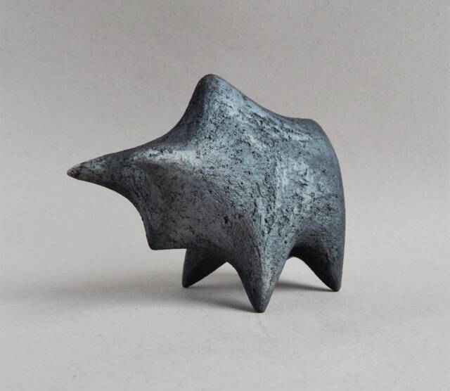 Ceramic Sculpture Buffalo, Bull Figurine, Black Bull, Art Collecting, Gift, Art Ceramics, Clay Figures, Minimalism, Animals - image 1