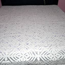 Handmade Applique Organza Bedspreads Thread Work Cotton Bed Sheet Traditional Cut Cover Indian Blankets Throws - thumbnail 4