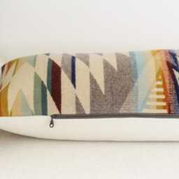 14x36 Summerland Pillow Cover, Southwestern Long Lumbar Cover - Ready To Ship - thumbnail 3