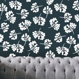 Large Berry Pattern - Custom Vinyl Removable Wall Decals Nature Berries Floral Print - thumbnail 3
