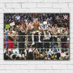 Wwe Print - Cody Rhodes Championship Win Wrestlemania Poster Wrestling Wall Art - thumbnail 2