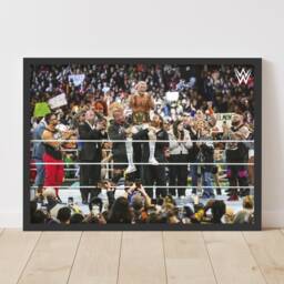 Wwe Print - Cody Rhodes Championship Win Wrestlemania Poster Wrestling Wall Art - thumbnail 1