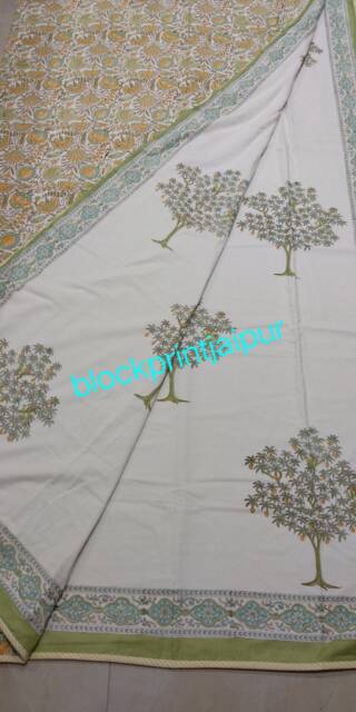 Hand Block Print Cotton Reversible Quilt Dohar, Summer Blanket, Cotton Quilt, King Size Quilt, Blanket & Throws, Cotton Double Bed - image 1