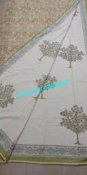 Hand Block Print Cotton Reversible Quilt Dohar, Summer Blanket, Cotton Quilt, King Size Quilt, Blanket & Throws, Cotton Double Bed