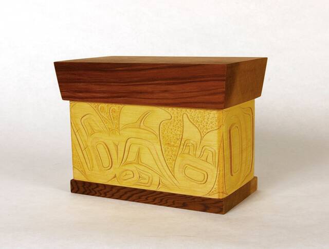 First Nations Bentwood Chest Orca Whale Design - image 1