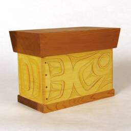 First Nations Bentwood Chest Orca Whale Design - thumbnail 4