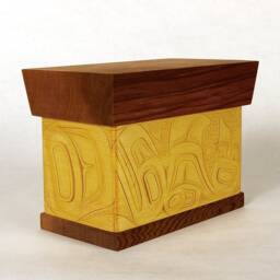 First Nations Bentwood Chest Orca Whale Design - thumbnail 2