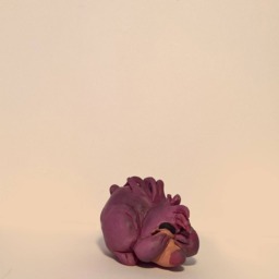Alice in Wonderland - Flamingo & Hedgehog Handmade Polymer Clay Action Figure. Unique Collectible - thumbnail 3