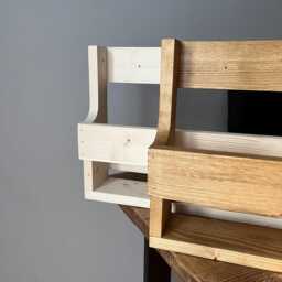 Space Saving Hallway Wall Mounted Pallet Wood Floating Shoe Rack - thumbnail 4