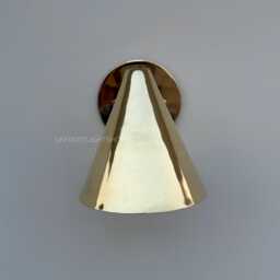 Minimalistic Sconce Wall Light Fixture Italian Brass Mid Century Modern Lamp - thumbnail 3