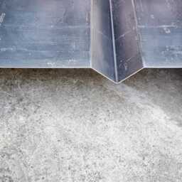 Modern Steel Coffee Table With Storage Distressed Industrial Design - thumbnail 3