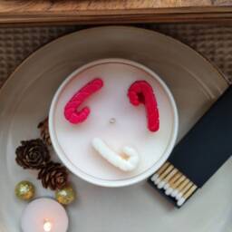 Candy Cane Candle. Christmas Candle Decor. Candle. Candle Gift. Scent. Canes - thumbnail 3