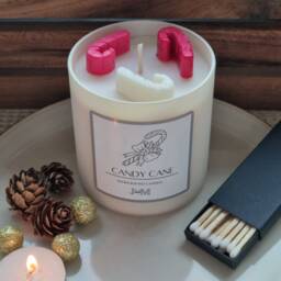 Candy Cane Candle. Christmas Candle Decor. Candle. Candle Gift. Scent. Canes - thumbnail 2