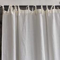 "Linen Curtains With Ruffles- W54"" X H59" - thumbnail 3