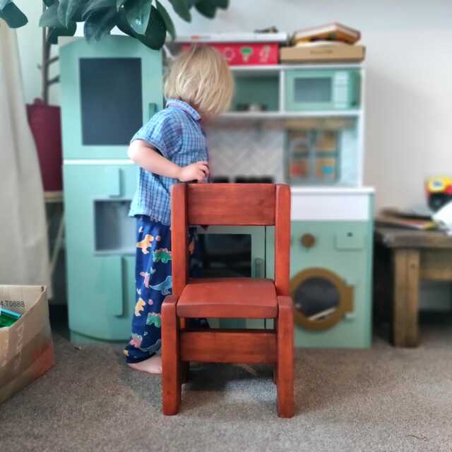 Handmade Child's Chair, Wooden Toddler's Seat, Unique Kid's Furniture - image 1