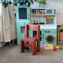 Handmade Child's Chair, Wooden Toddler's Seat, Unique Kid's Furniture - thumbnail 2