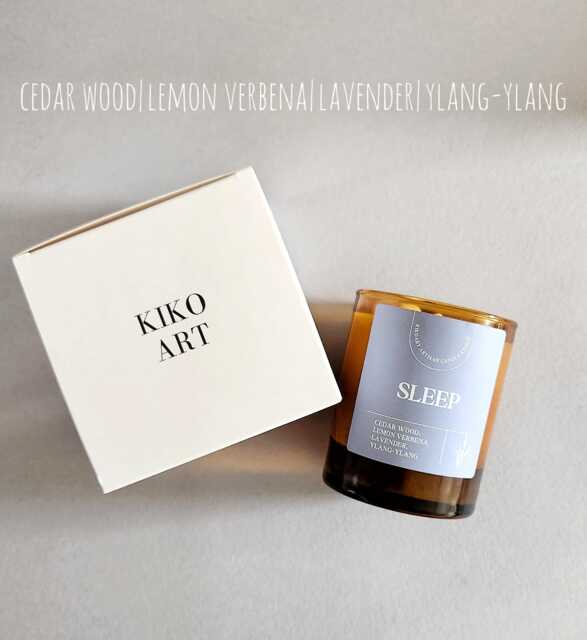Lavender Oil Blend Soy Candle - Hand-Poured, Essential Scents For Relaxation 150G Cotton Wick - Perfect Gift Sleep - image 1