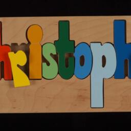 Personalized Wooden Name Puzzle Board - Custom Baby & Toddler Learning Toy Montessori Educational Busy Sensory Kids Room Gift - thumbnail 2