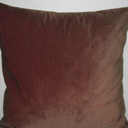 "Chenille Striped Pattern Decorative Pillow Cover-24""x24" - thumbnail 2