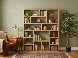 Solid Wood Bookcase Flat Pack - Self Assembly Scaffold Shelving Unit The Og - Free Delivery - thumbnail 1