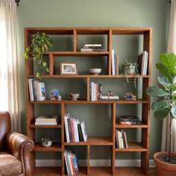 Solid Wood Bookcase Flat Pack - Self Assembly Scaffold Shelving Unit The Og - Free Delivery - thumbnail 2
