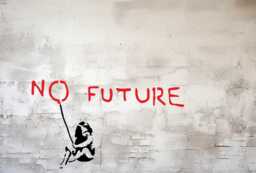 Banksy No Future Stencil - Wall Art & Home D??cor Stencils - thumbnail 1