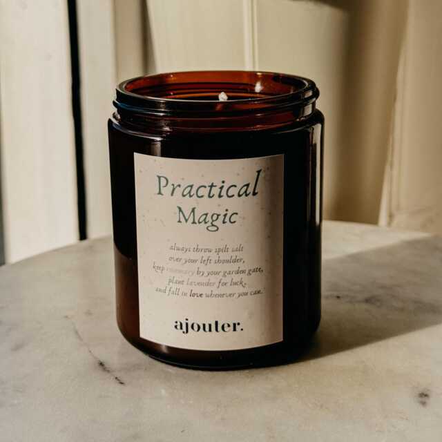 Practical Magic Spell Soy Wax Candle - Sally Owens Midnight Margarita Sisters Apothecary - image 1