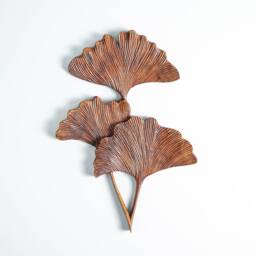 Ginkgo Leaf Wall Decor, Ginkgophyta Art, Handcrafted, Floral, Patio Nature, Fall Hangings, Gift For Mom - thumbnail 3