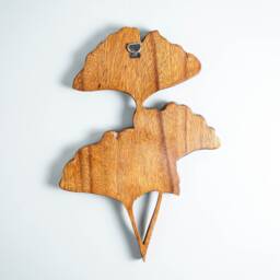 Ginkgo Leaf Wall Decor, Ginkgophyta Art, Handcrafted, Floral, Patio Nature, Fall Hangings, Gift For Mom - thumbnail 4