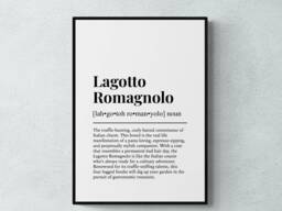 Lagotto Romagnolo Funny Definition Dog Wall Art Print - thumbnail 1