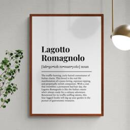 Lagotto Romagnolo Funny Definition Dog Wall Art Print - thumbnail 2