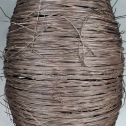 Dark Brown Cocoon Shaped Rattan Pendant Lights-Wild Style Lighting-Rustic Lighting-Rattan Lamp Fixtures-Rattan Lighting - thumbnail 3