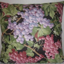 Beautiful Grape Print Decorative Pillow Cover - 24 - thumbnail 3