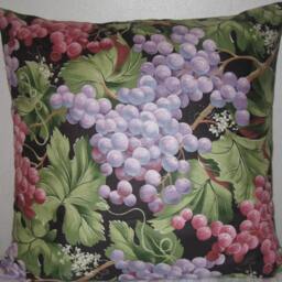 Beautiful Grape Print Decorative Pillow Cover - 24 - thumbnail 2