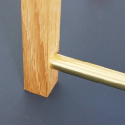 Brass & Oak - Shoe Rack Made From Wood - thumbnail 2