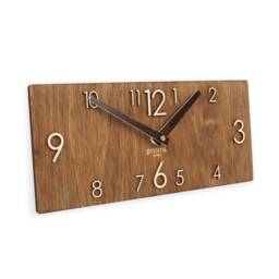 Modern Wall Clock Wooden Rustic - thumbnail 1