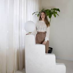 Large Floor Lamp, Handmade , Limited Edition - thumbnail 2