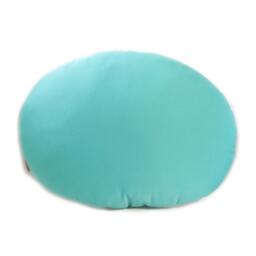 Limited Edition Girl Face Plush Pillow in Mint Green Print - thumbnail 3
